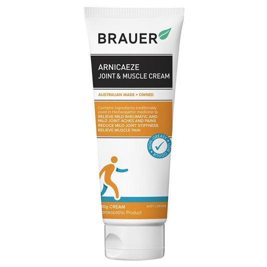Brauer Arnicaeze Joint & Muscle Cream 100g - Pain Relief Formula - Auzzi Store