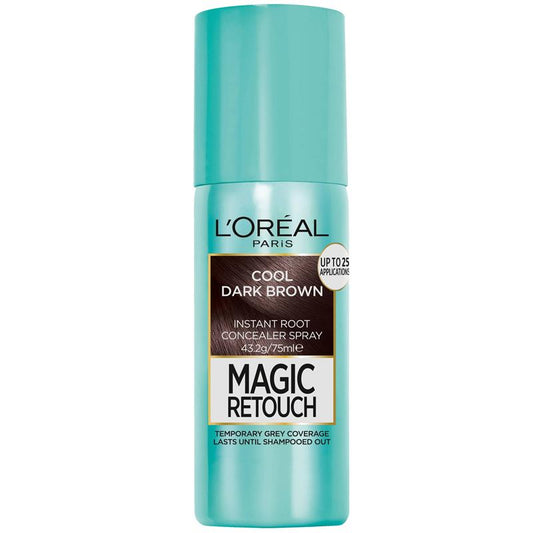 L'Oreal Paris Magic Retouch Temporary Root Concealer Spray - Cool Dark Brown 75ml - Auzzi Store