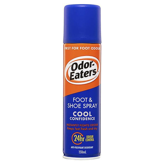 Odor-Eaters 150ml Foot & Shoe Spray - 24Hr Odor & Sweat Control