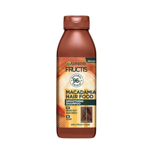 Garnier Fructis Smoothing Macadamia Shampoo for Unruly Hair - 350ml