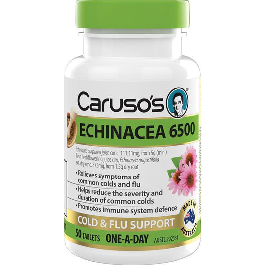 Caruso's Echinacea 6500mg Daily Immune Support Tablets - 50