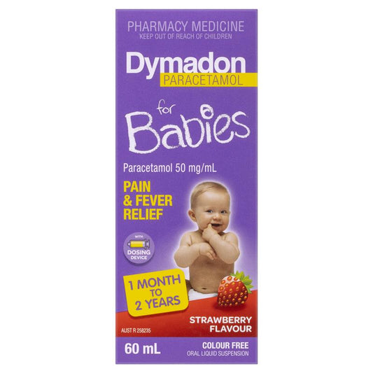 Dymadon for Babies Strawberry - 60ml (1 Month - 2 Years) - Auzzi Store
