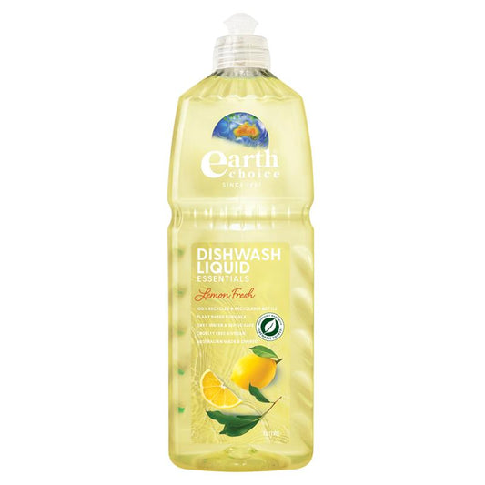 Earth Choice Dishwash Liquid - 1 Litre of Lemon Fresh Power - Auzzistore