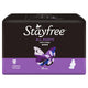 Stayfree All Night With Wings Sanitary Pads, 10-Pack, Leak Protection – view 2