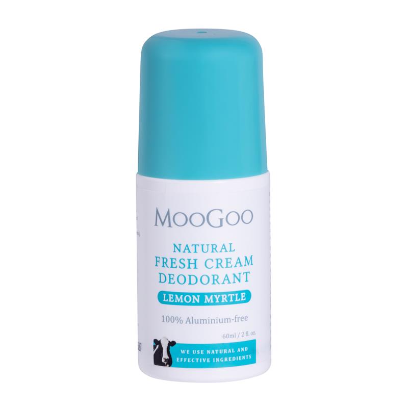 MooGoo Natural 60ml Aluminium-Free Deodorant Roll-On Lemon Myrtle