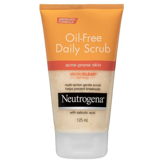 Neutrogena Oil-Free Daily Scrub for Acne-Prone Skin - 125mL-Auzzi Store