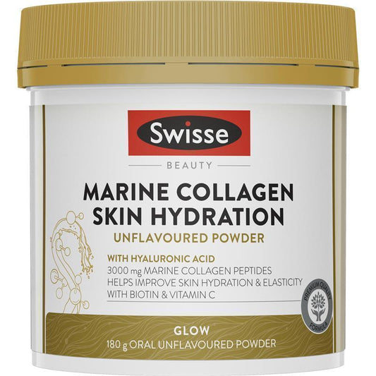 Swisse Beauty Marine Collagen Skin Hydration 180g Powder - Enhance Your Skin's Vitality
