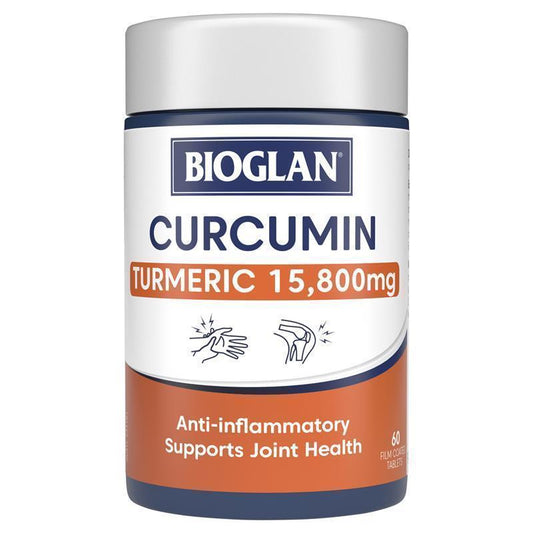 BioGlan Curcumin 60 Tablets with BioPerine for Joint Health
