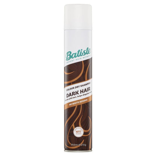 Batiste Dark Dry Shampoo - 350ml for Oil-Free Hair - Auzzistore