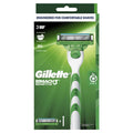 Gillette Mach3 Sensitive Razor 1-Pack, Extra Lubricating Strip, Ergonomic Handle