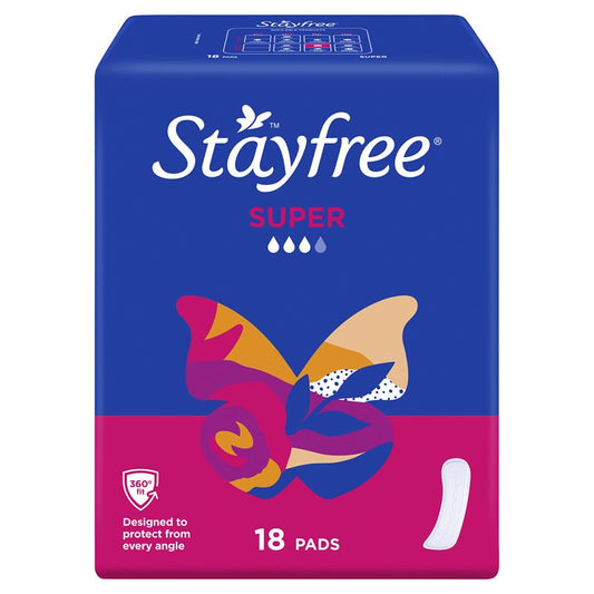 Stayfree Super Pads 18 Pack - Ultimate Protection & Comfort-Auzzi Store