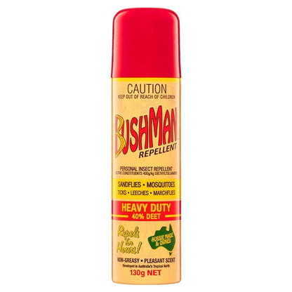 Bushman Heavy Duty Insect Repellent Aerosol 130g - Maximum Insect Defense-Auzzi Store