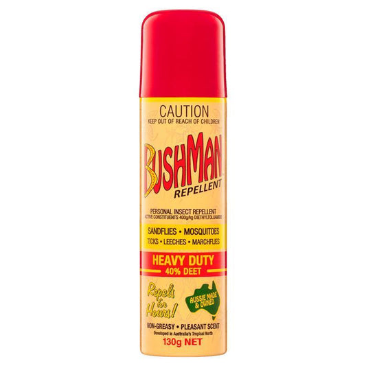 Bushman Heavy Duty Insect Repellent Aerosol 130g - Maximum Insect Defense-Auzzi Store