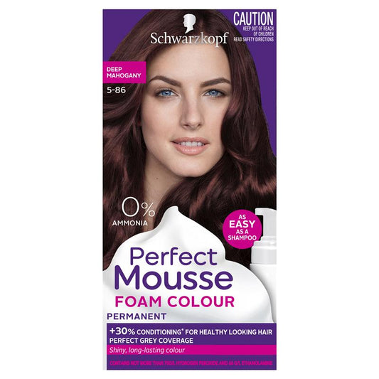 Schwarzkopf Perfect Mousse 5-86 Deep Mahogany - Easy Home Hair Color-Auzzi Store