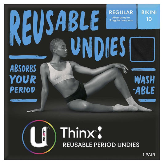 U By Kotex Bikini Regular Size 10 - Comfortable Reusable Period Undies – view 2 - Auzzistore