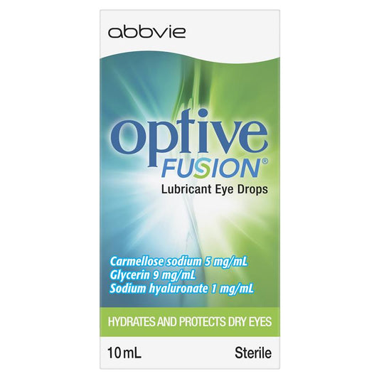 Optive Fusion Eye Drops 10mL - Soothing Eye Relief-Auzzi Store