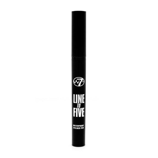 W7 Line To Five Water Resistant Black Eyeliner Pen