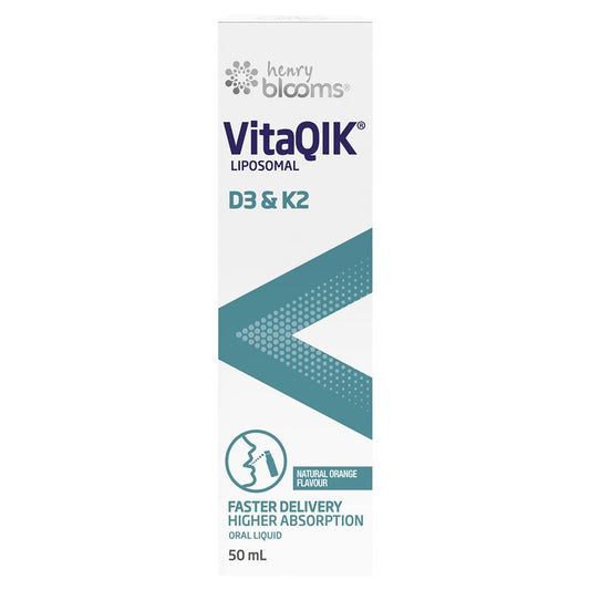 Henry Blooms VitaQIK Vitamin D3 & K2 Oral Spray - 50mL - Auzzi Store