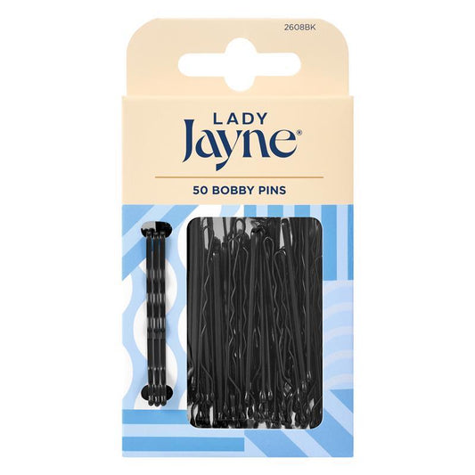 Lady Jayne Black Bobby Pins, 4.5 cm, Pack of 50-Auzzi Store