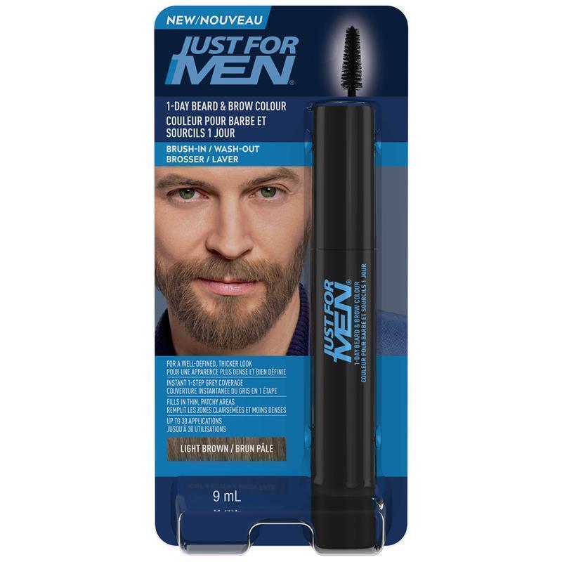 Just For Men Beard & Brow Gel - Light Brown (Dye-Free)