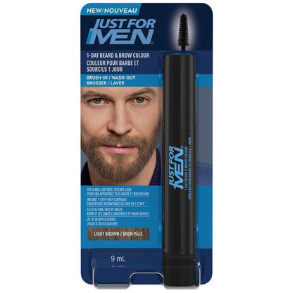Just For Men Beard & Brow Gel - Light Brown (Dye-Free)
