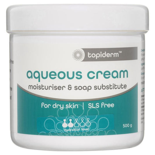 Topiderm Aqueous Cream SLS Free 500g - Moisturizer for Sensitive Skin-Auzzi Store