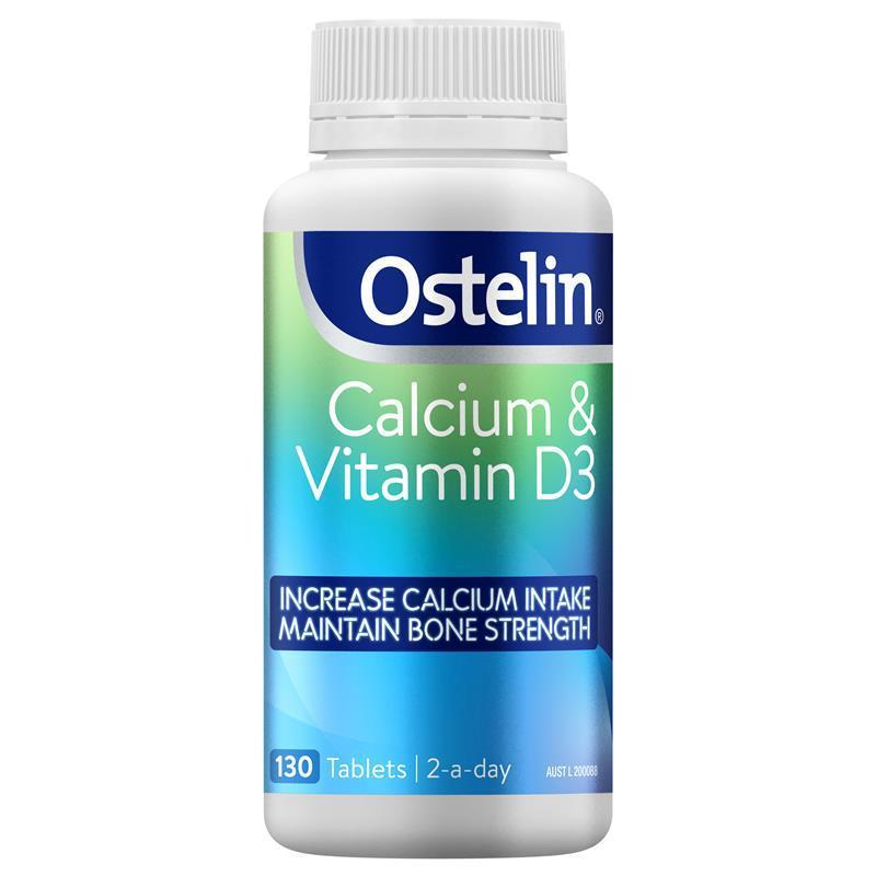 Ostelin Calcium & Vitamin D3 130 Tablets – Auzzi Store