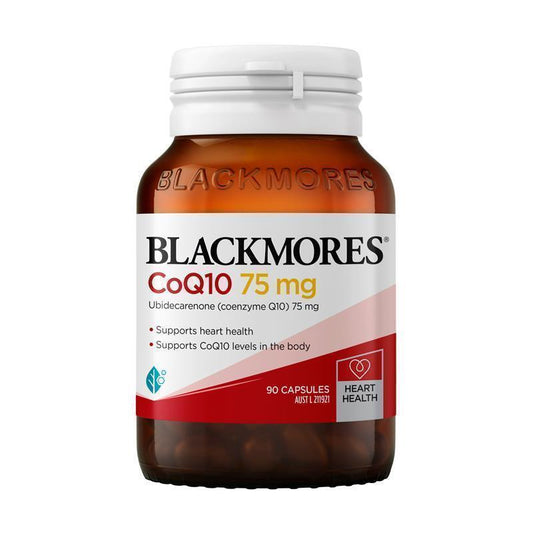 Blackmores CoQ10 75mg - 90 Capsules for Heart Health & Energy