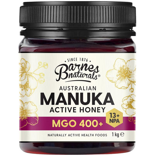 Barnes Naturals Australian Manuka Honey 1kg MGO 400+ - Pure Wellness