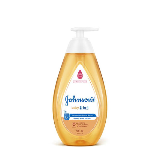 Johnson & Johnson Baby Shampoo & Conditioner Gentle - 500mL for Soft, Clean Hair - Auzzi Store