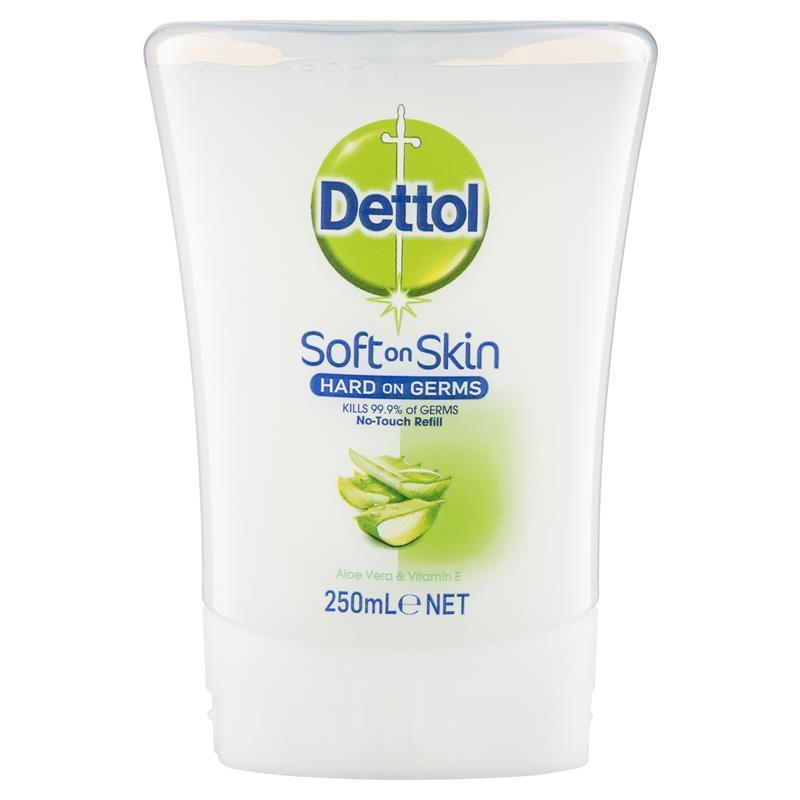 Dettol No Touch Aloe Vera Antibacterial Hand Wash Refill - 250mL - Auzzi Store