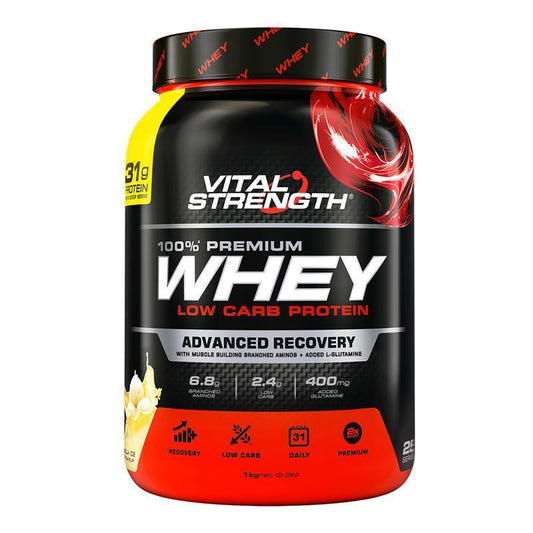 Vital Strength Launch Whey Protein - Vanilla Flavor (1kg)-Auzzi Store