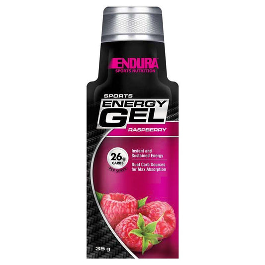 Endura Sports Energy Gel Raspberry 35g - Energize Your Performance-Auzzi Store