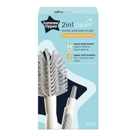 Tommee Tippee Closer to Nature 2-in-1 Baby Bottle Brush-Auzzi Store