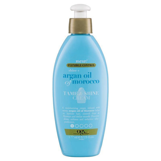 OGX Argan Oil of Morocco Tame & Shine Cream 177mL - Frizz Control & Hydration - Auzzi Store