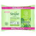 Simple Biodegradable Cleansing Wipes (2 x 25 Pack)