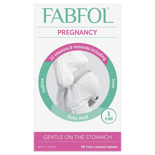 Fabfol Prenatal Vitamins with Folic Acid, Iron, Iodine - 56 Tablets – view 2