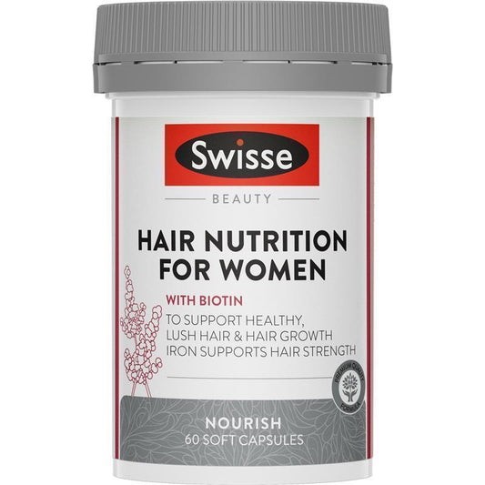 Swisse Hair Nutrition for Women - 60 Capsules for Luscious Locks - Auzzi Store