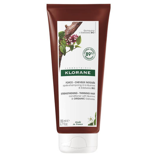 Klorane Strengthening Quinine & Organic Edelweiss Conditioner 200ml - Fortify Thinning Hair-Auzzi Store