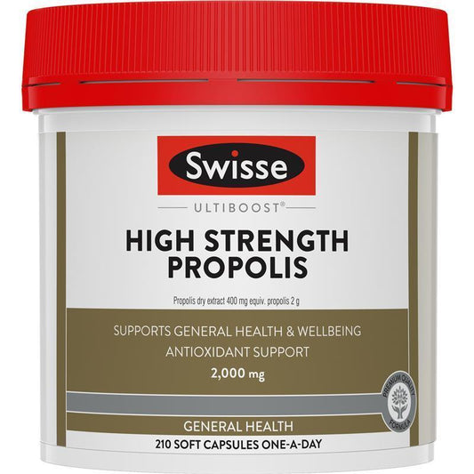Swisse Propolis 2000mg 210 Capsules - High Strength Antioxidant Support-Auzzi Store