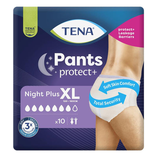 Tena Protect+ Plus Night Incontinence Pants XL - 10 Pants – view 2
