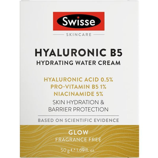 Swisse Skincare Hyaluronic B5 Hydrating Water Cream 50g - Ultimate Hydration