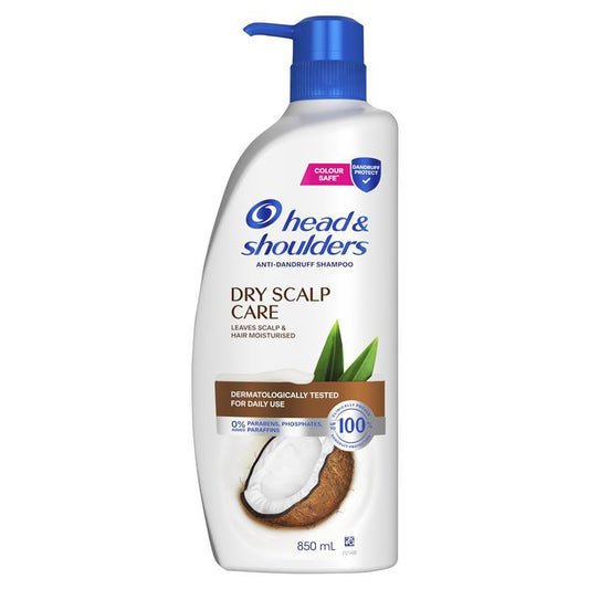 Head & Shoulders Dry Scalp Care Shampoo 850ml - Nourishing Hydration for Dry Scalps