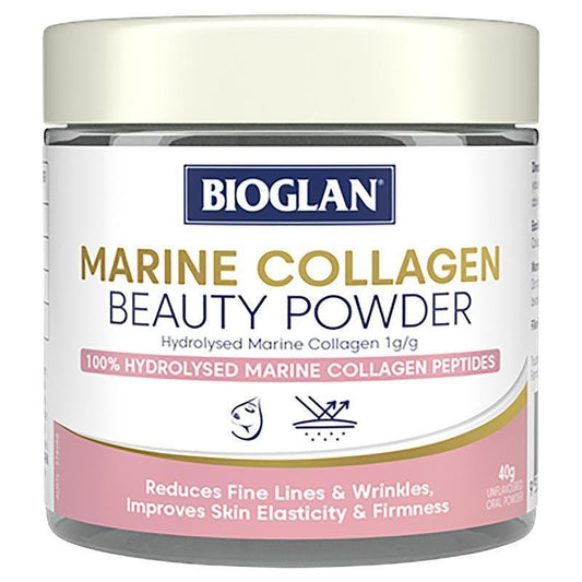 Bioglan Marine Collagen Powder 40g - Enhance Skin Elasticity - Auzzi Store