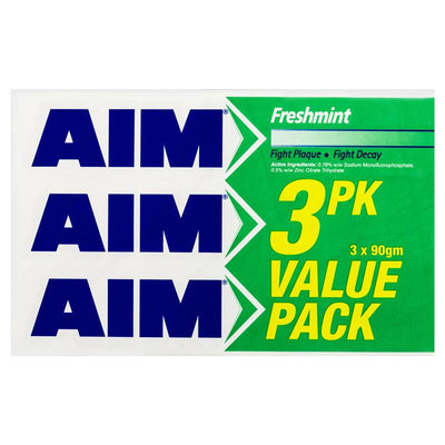 Aim Freshmint Toothpaste Value Pack - 3 x 90g