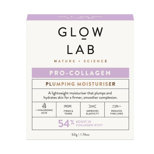 Glow Lab Pro Collagen Plumping Moisturiser 50g - Daily Hydration for Youthful Skin