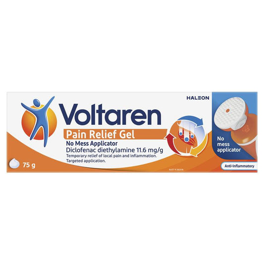 Voltaren Pain Relief Gel with No Mess Applicator - 75g for Targeted Relief - Auzzi Store