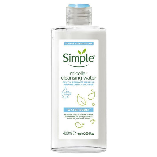 Simple Water Boost Micellar Cleansing Water - 400 ml - Auzzi Store