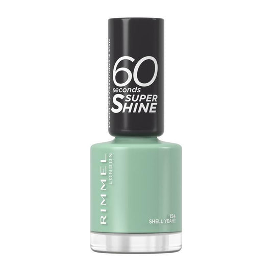 Rimmel 60 Seconds Nail Polish 154 Shell Yeah - Auzzistore