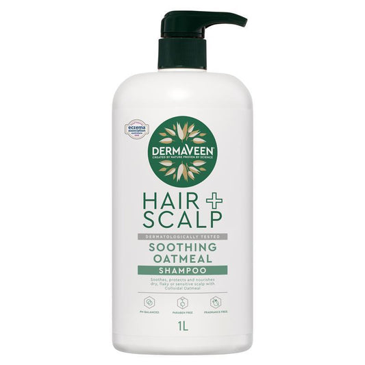 DermaVeen 1L Oatmeal Shampoo for Sensitive Scalps - Auzzi Store